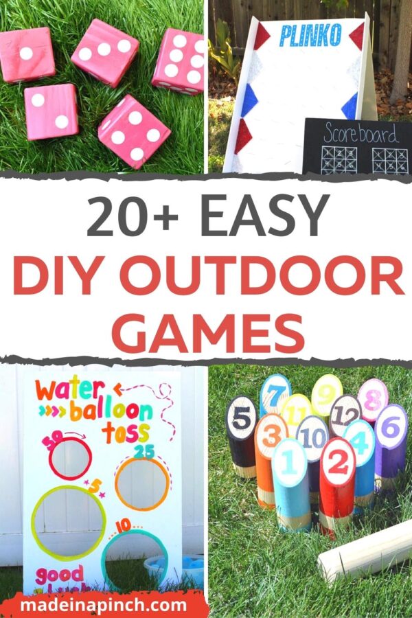 Best DIY Fun Family Yard Games - Made In A Pinch