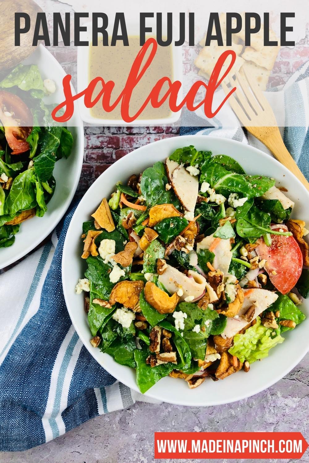 Homemade Copycat Panera Fuji Apple Salad Made In A Pinch
