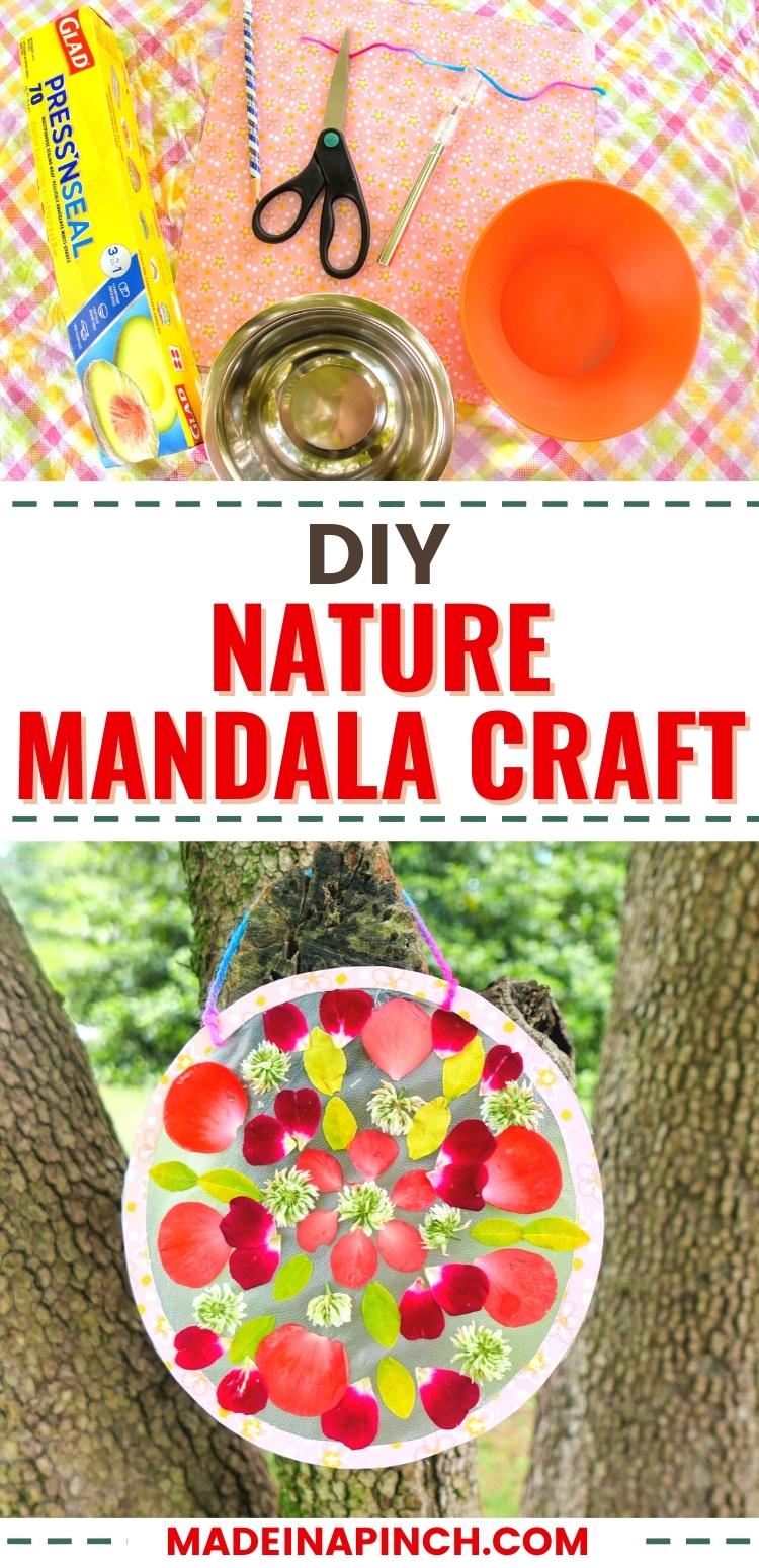 How To Make A DIY Nature Mandala Craft - Made In A Pinch