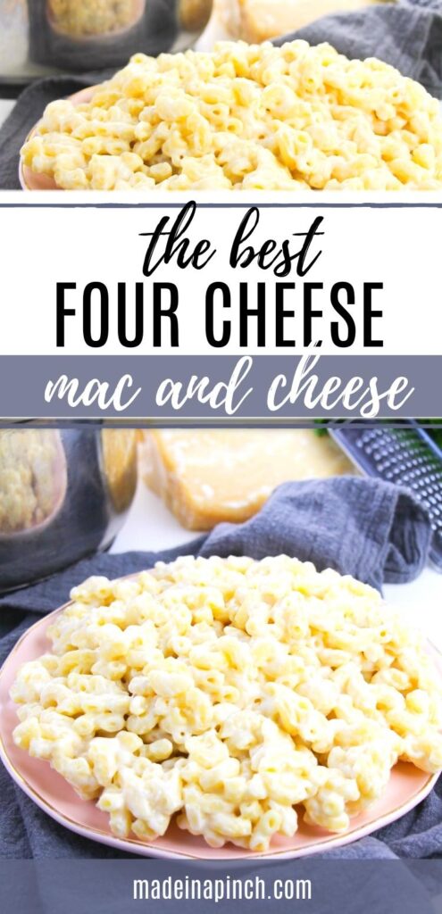 the best four-cheese mac and cheese long pin