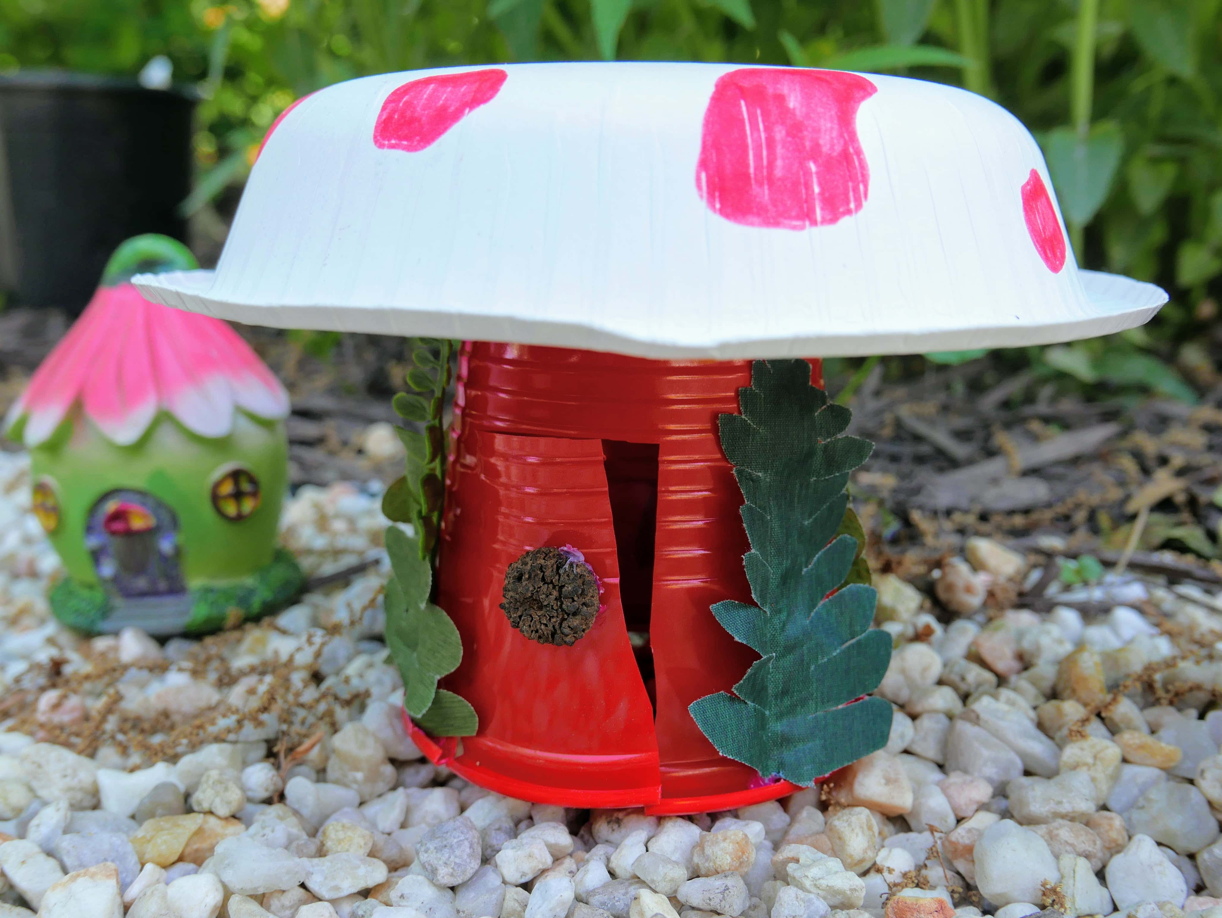 How To Make A DIY Mushroom Fairy House - Made In A Pinch