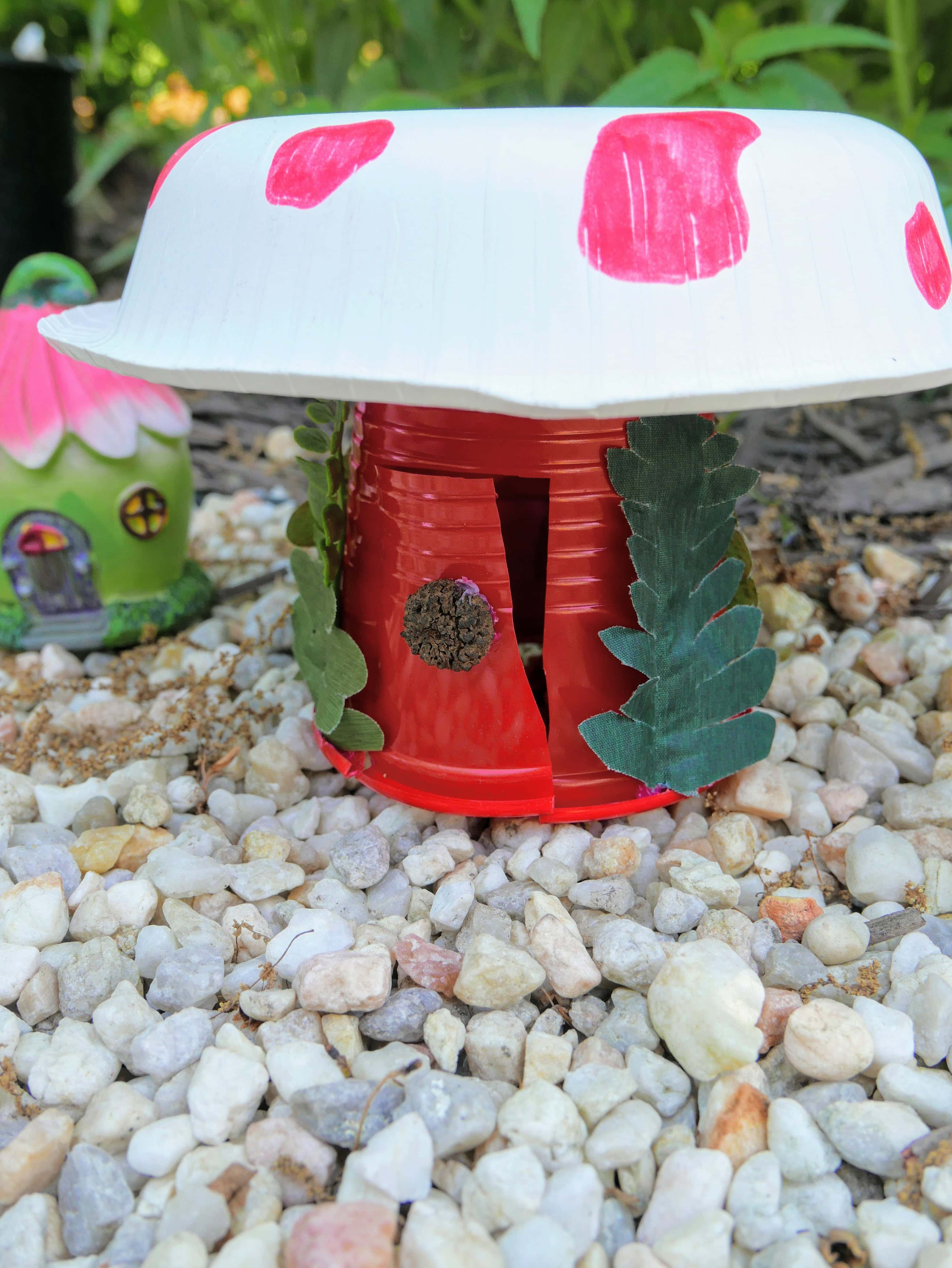 How To Make A DIY Mushroom Fairy House - Made In A Pinch