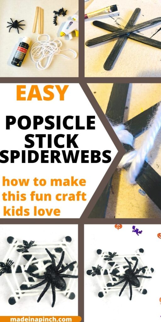 popsicle stick spiderwebs pin image