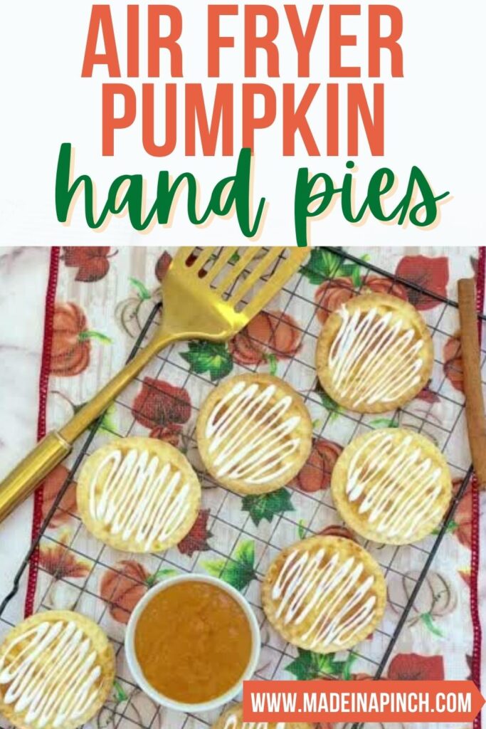 air fryer pumpkin hand pies
