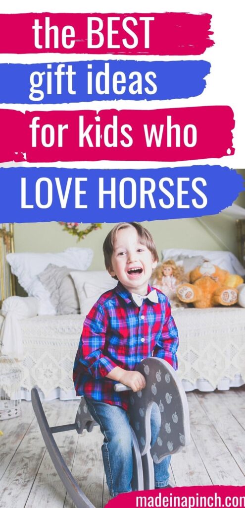 horse gifts for horse lovers (kid edition) pin image