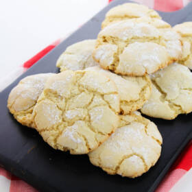 vanilla crackle cookies