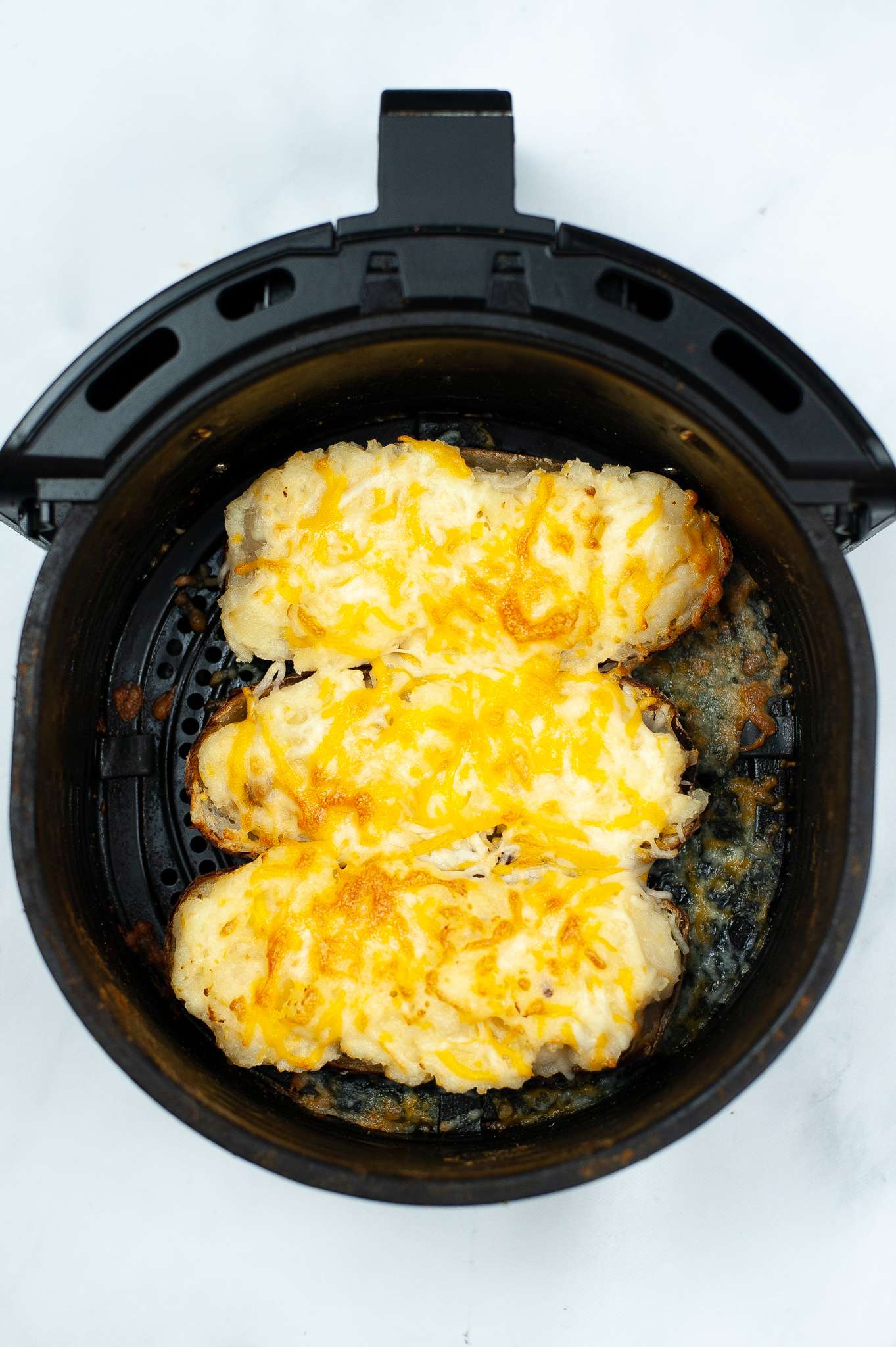 Air Fryer Twice Baked Potatoes - Made In A Pinch