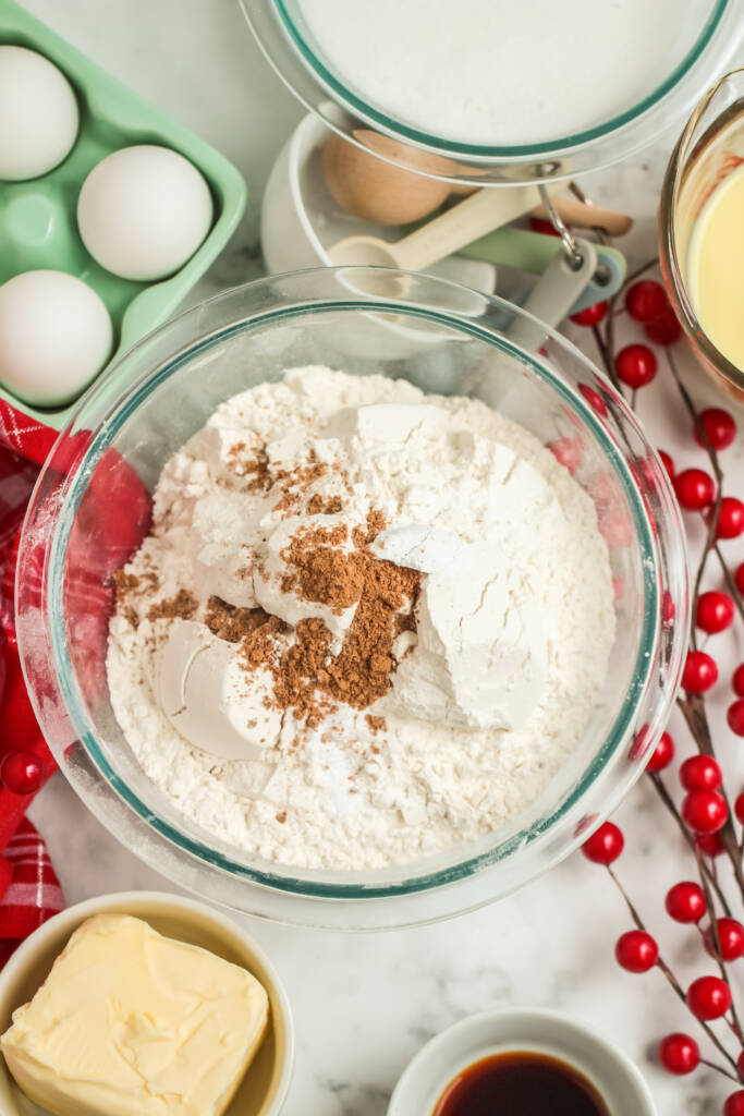 eggnog cake process