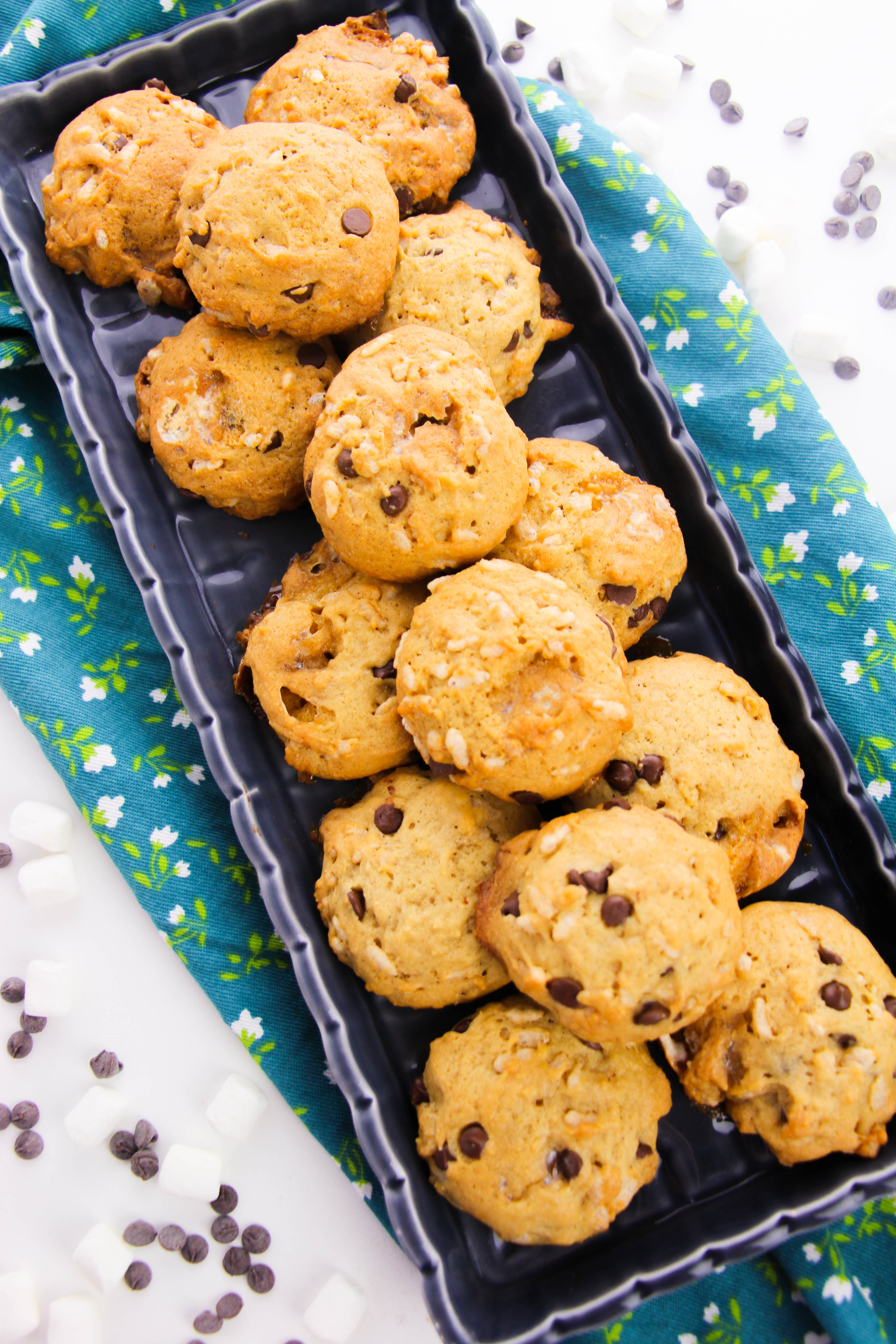Rice Krispie Chocolate Chip Cookies - Made In A Pinch