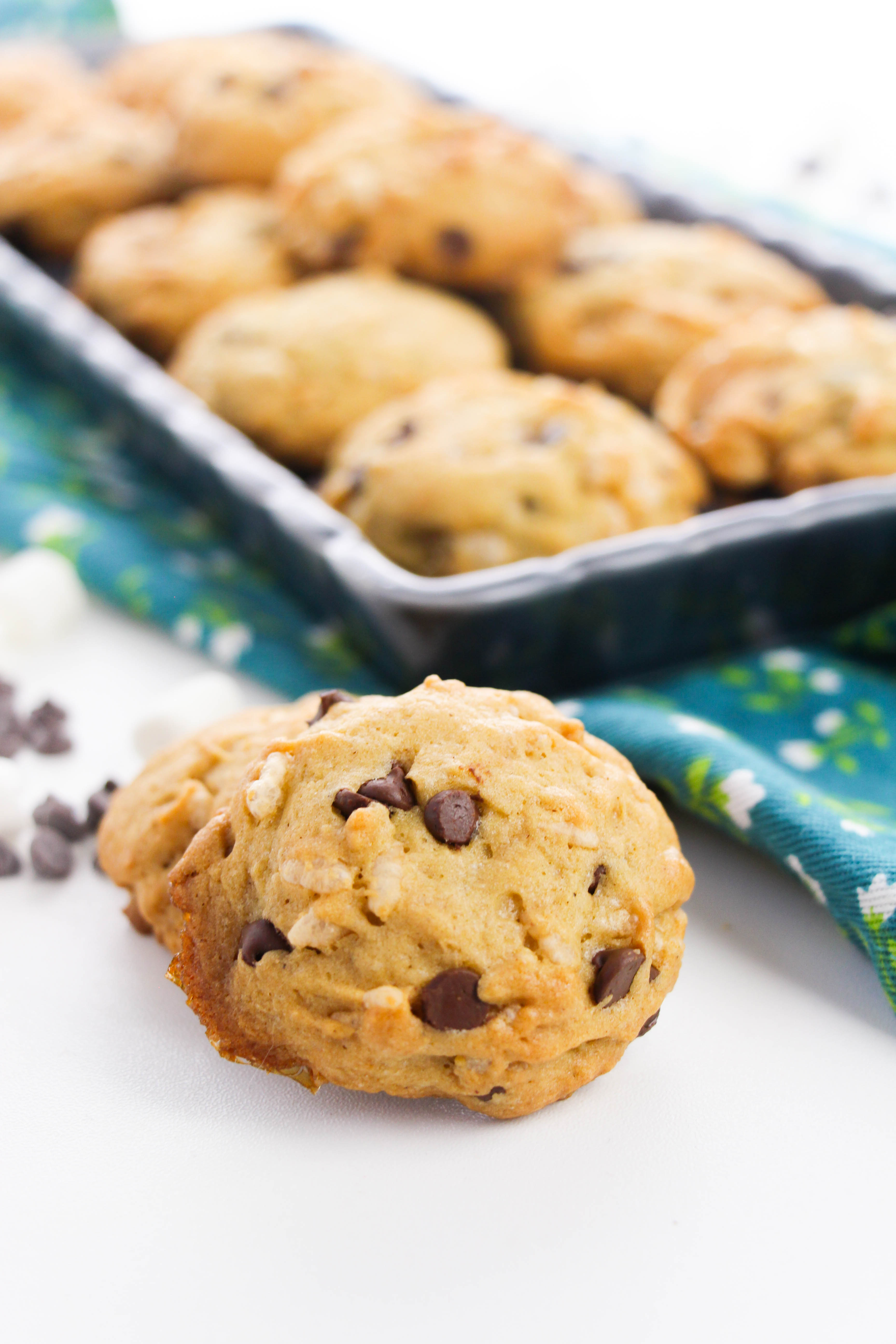 Rice Krispie Chocolate Chip Cookies - Made In A Pinch