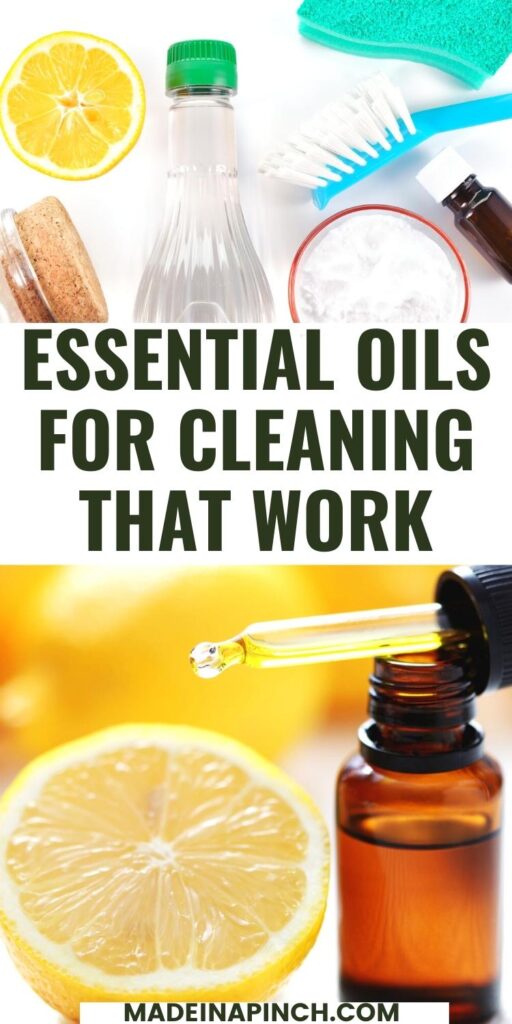 essential oils for cleaning pin