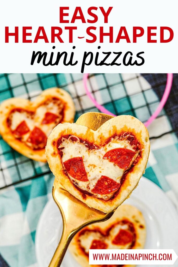 mini heart-shaped pizzas pin image