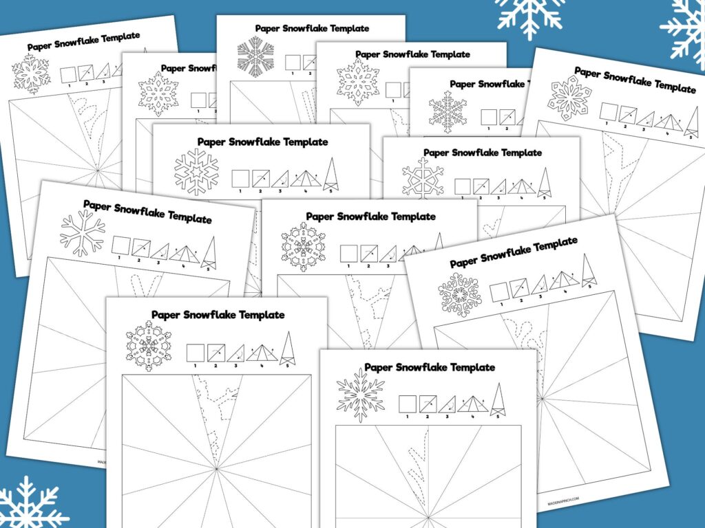 paper snowflake templates