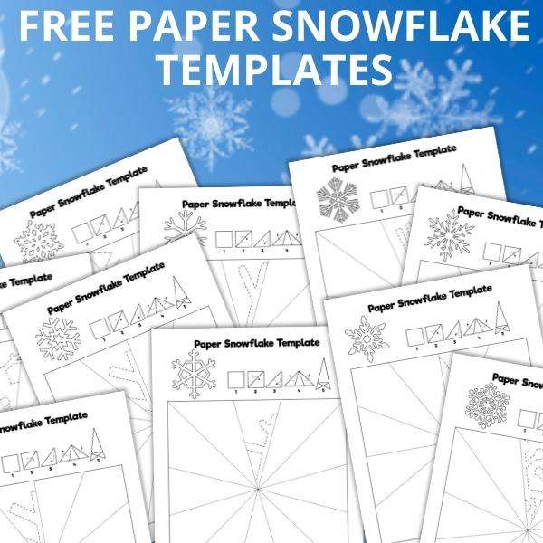 paper snowflake templates image