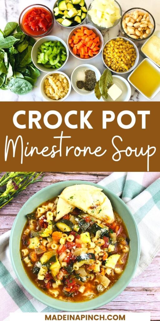 Slow cooker minestrone soup