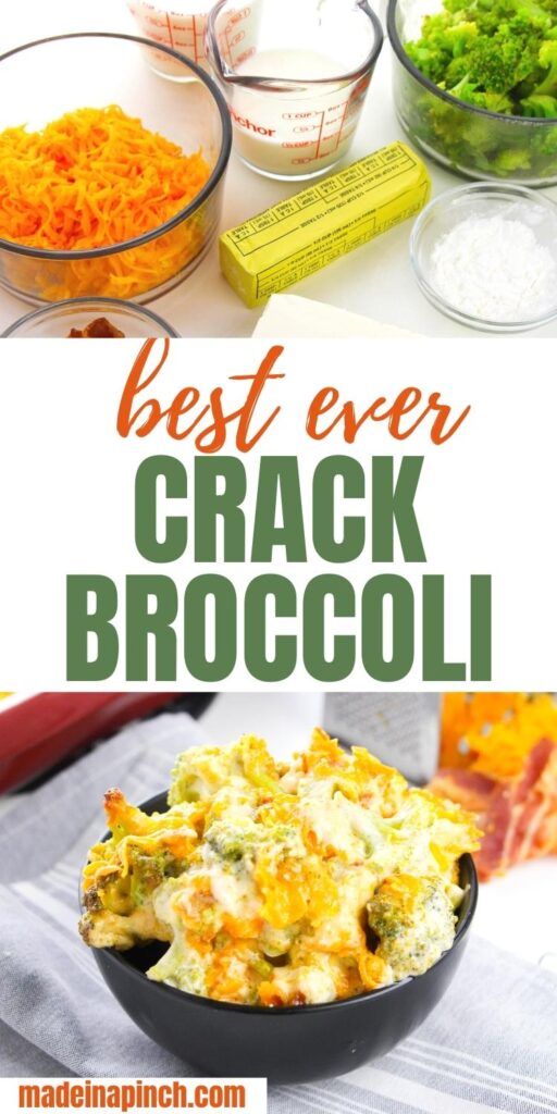 crack broccoli casserole pin image