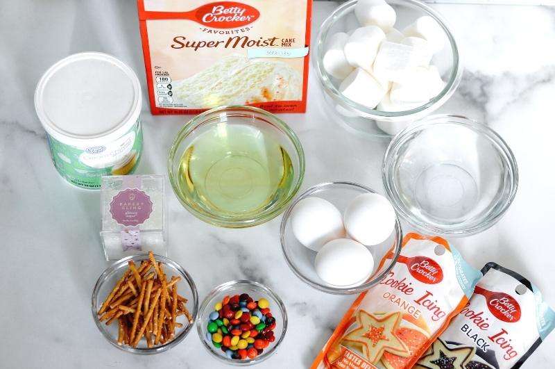 melted snowman cupcakes ingredients