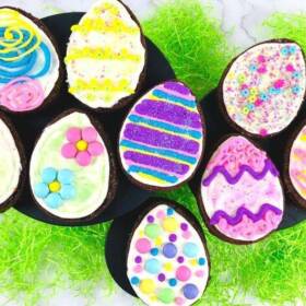 Easter egg brownies