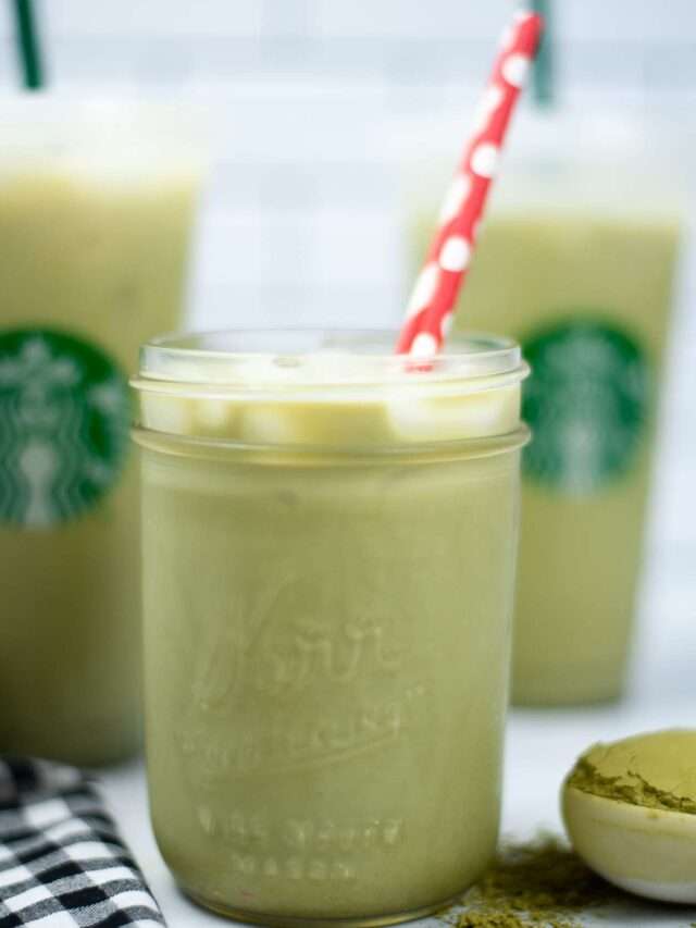 Starbucks Iced Matcha Latte Copycat - Modern Farmhouse Eats