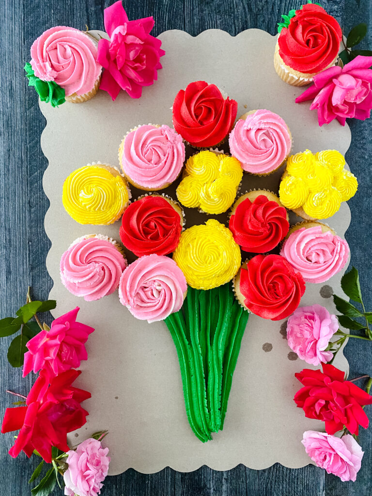 cupcake flower bouquet