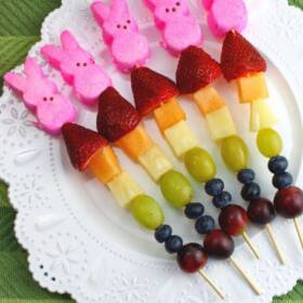 Easter Fruit Kabobs