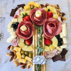 mother's day charcuterie bouquet