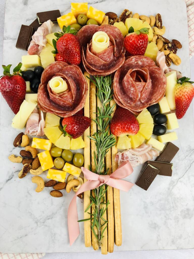mother's day charcuterie bouquet