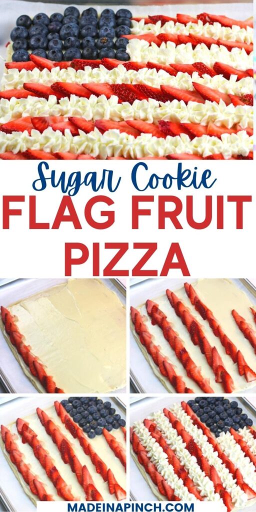 sugar cookie flag fruit pizza pin image