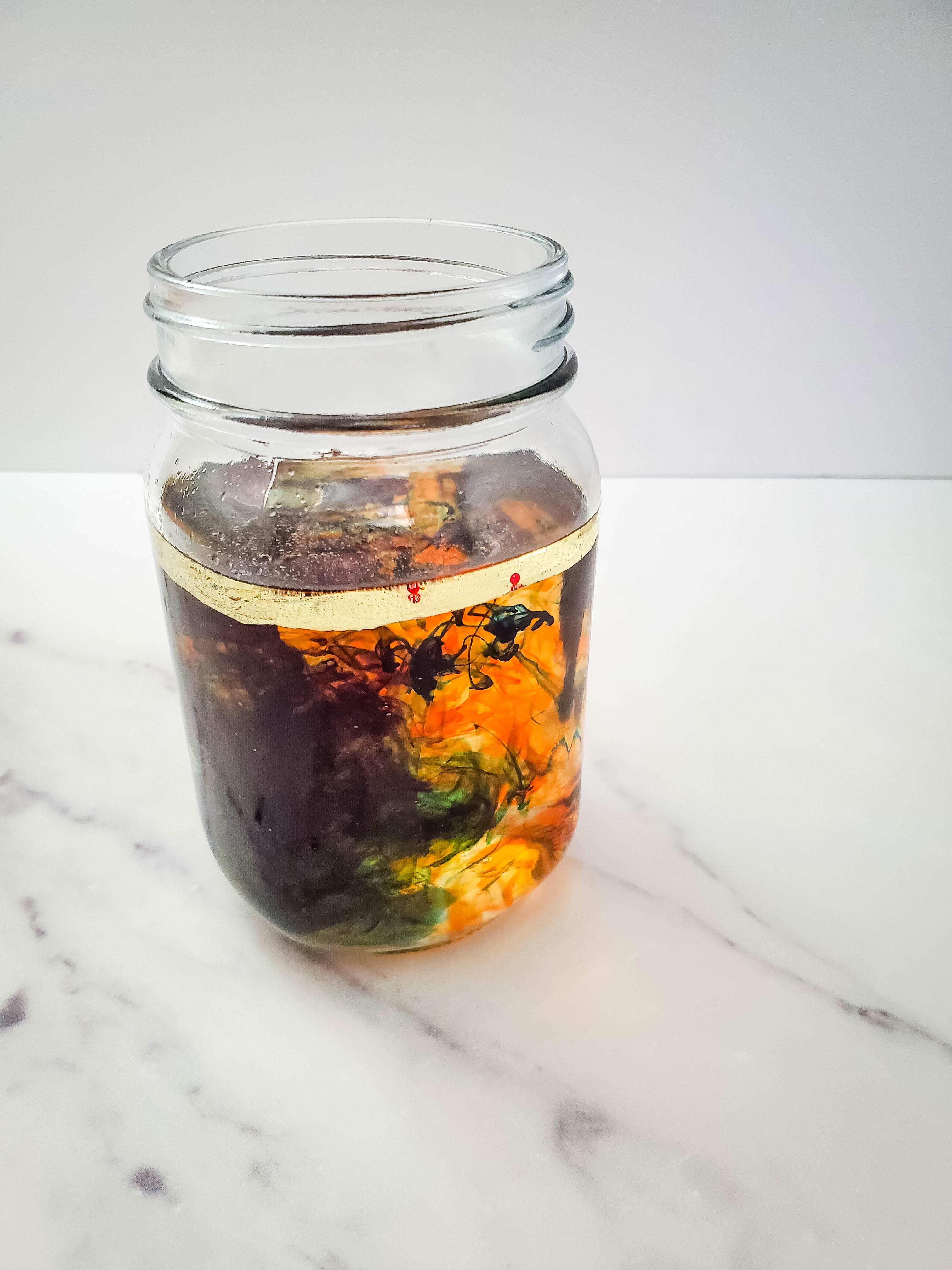 experiment fireworks in a jar