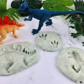 salt dough dinosaur fossils