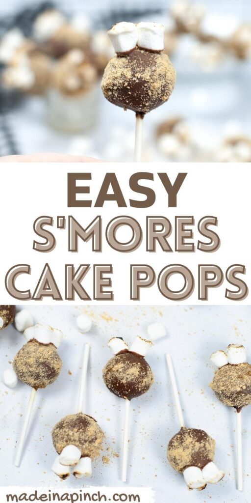 S'mores Cake Pops pin image