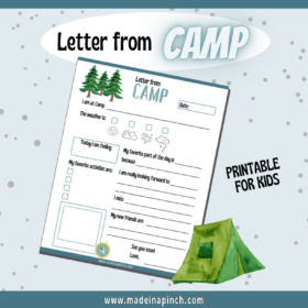 letter from summer camp