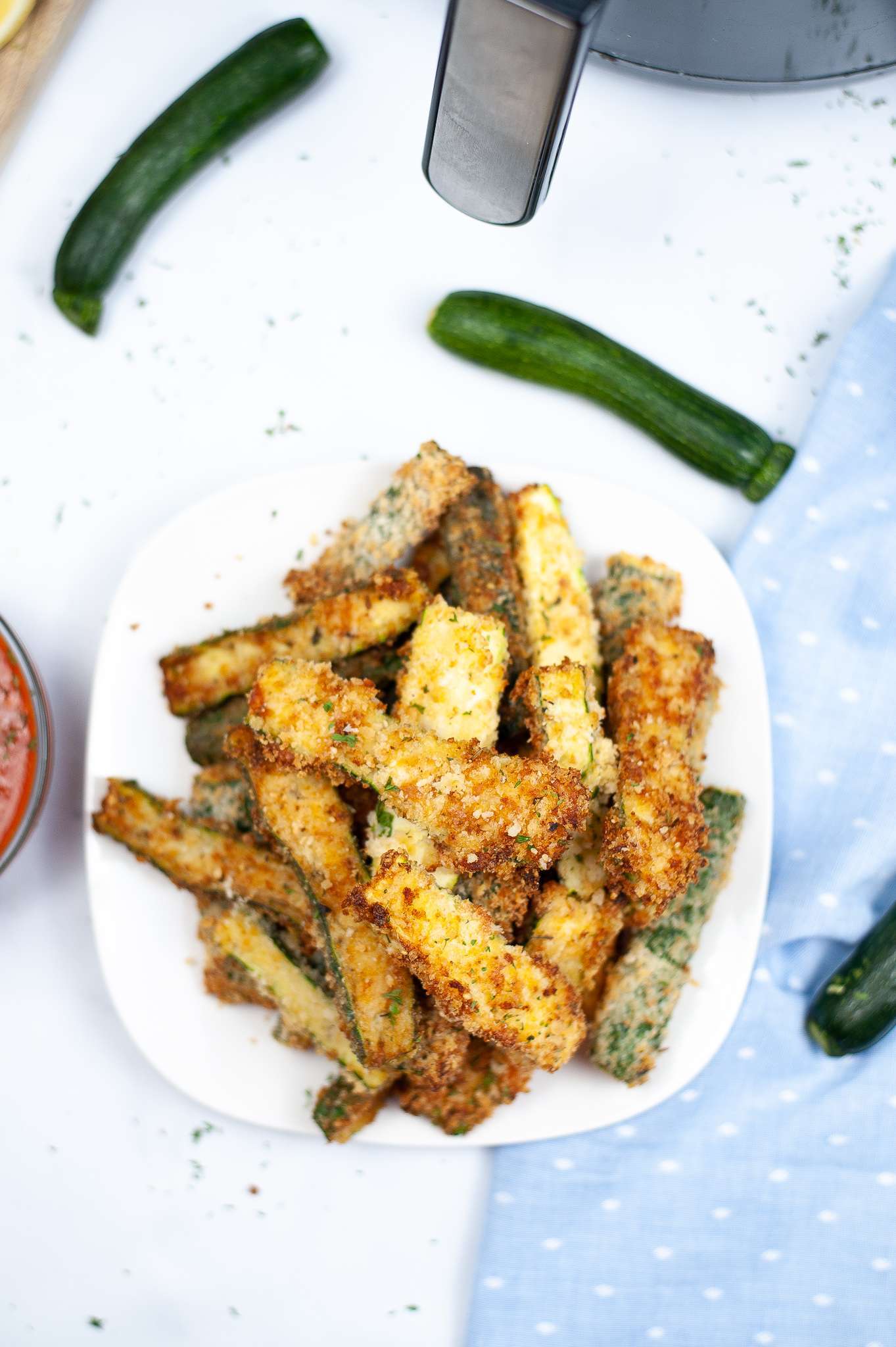 Air Fryer Zucchini Sticks Made In A Pinch