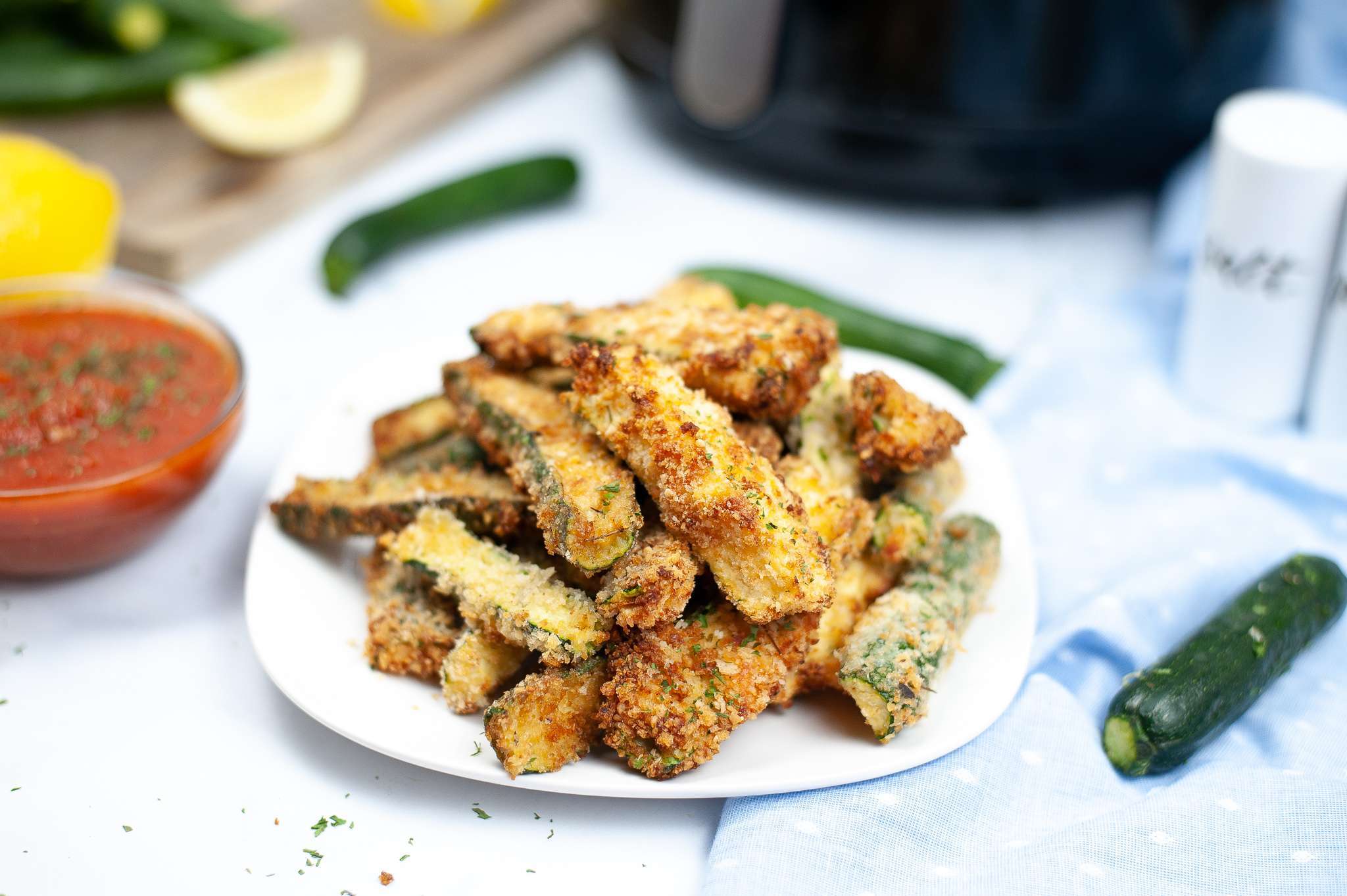 Air Fryer Zucchini Sticks Made In A Pinch