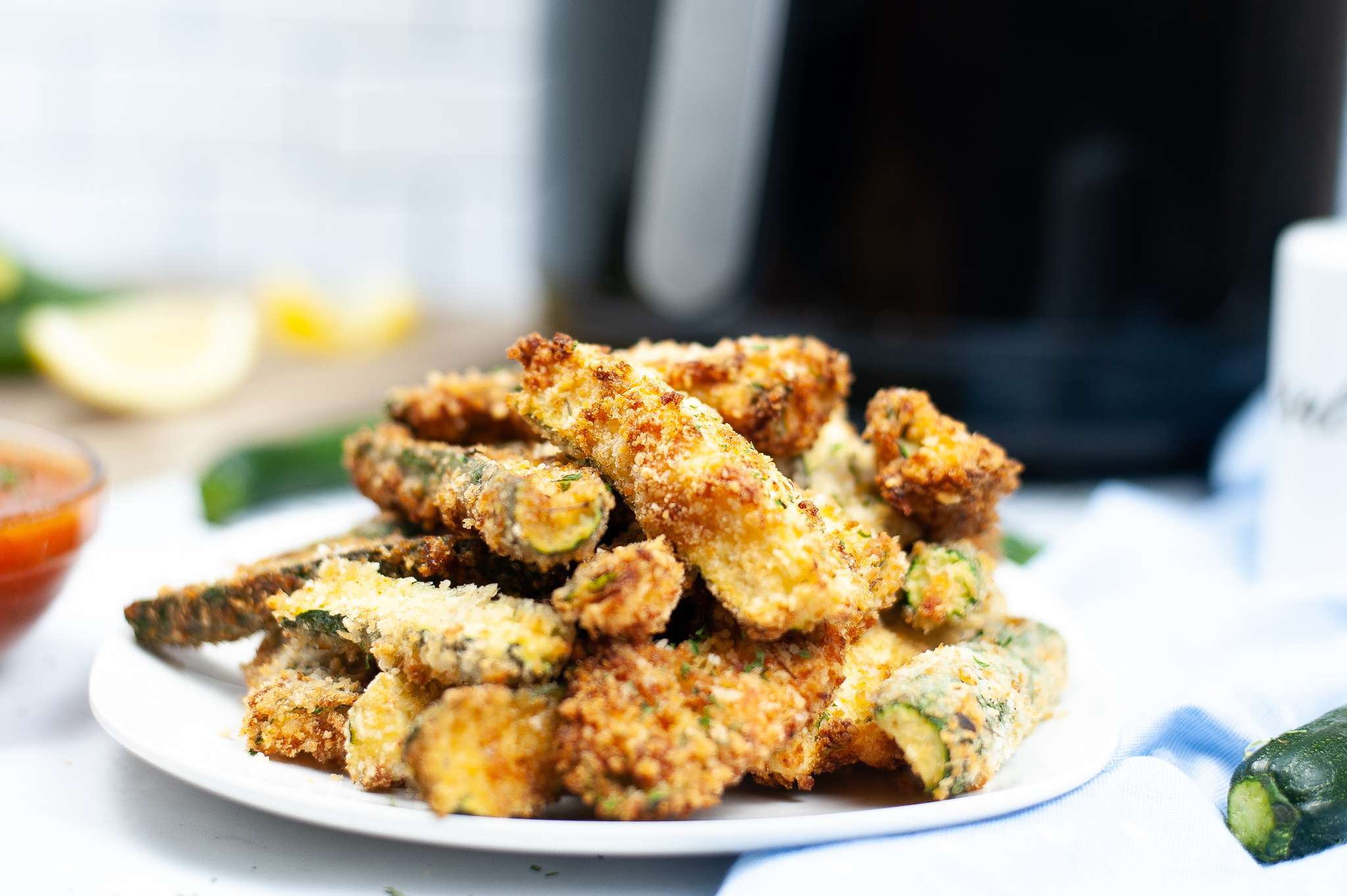 Air Fryer Zucchini Sticks Made In A Pinch