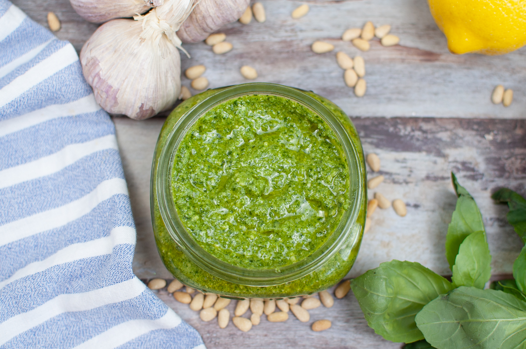 Easy Homemade Pesto - Made In A Pinch