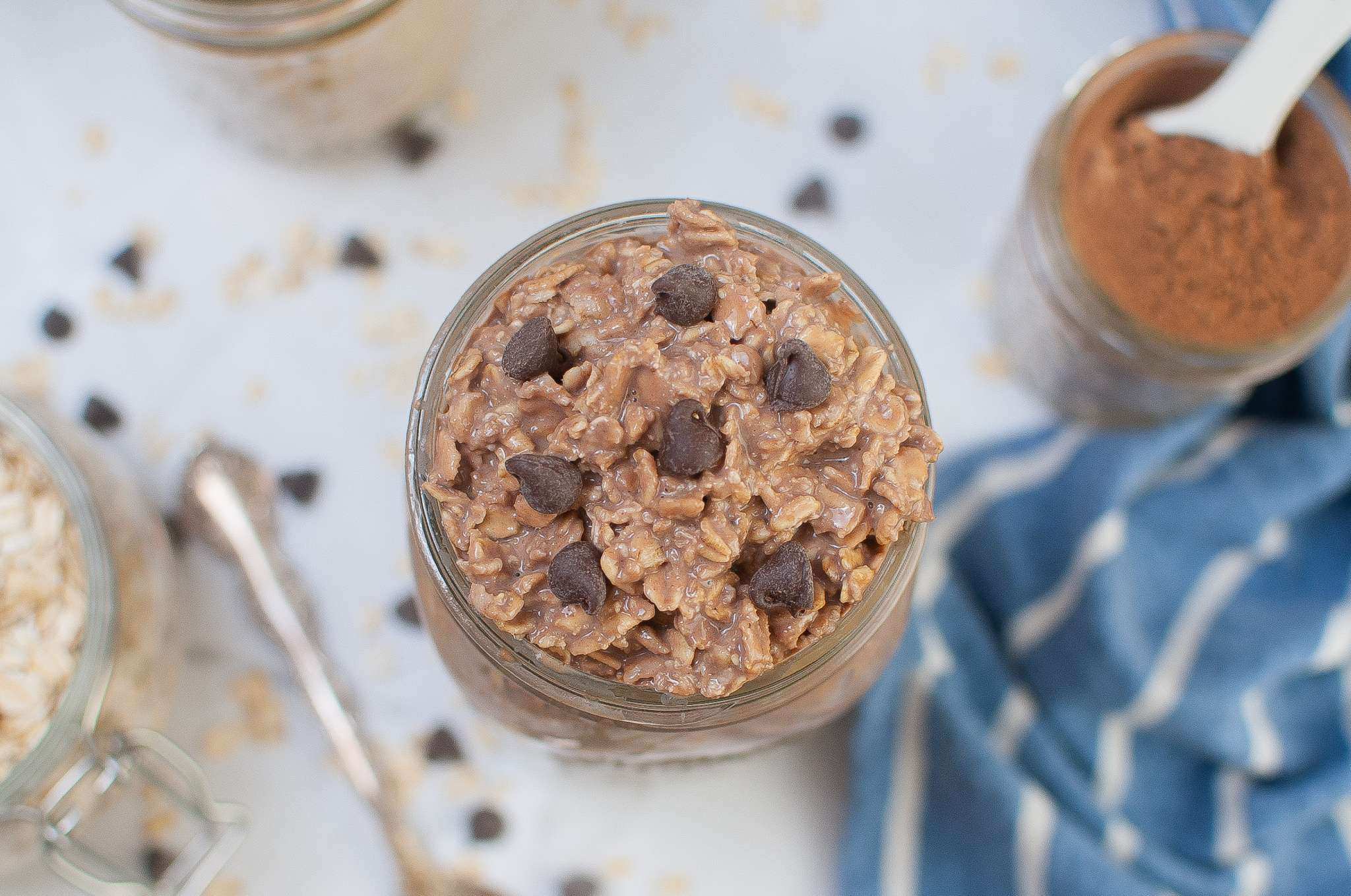 The BEST Chocolate Overnight Oats