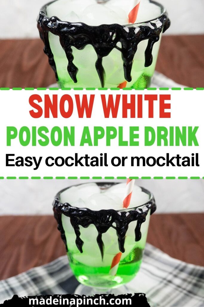 Snow White Poison Apple Cocktail pin image