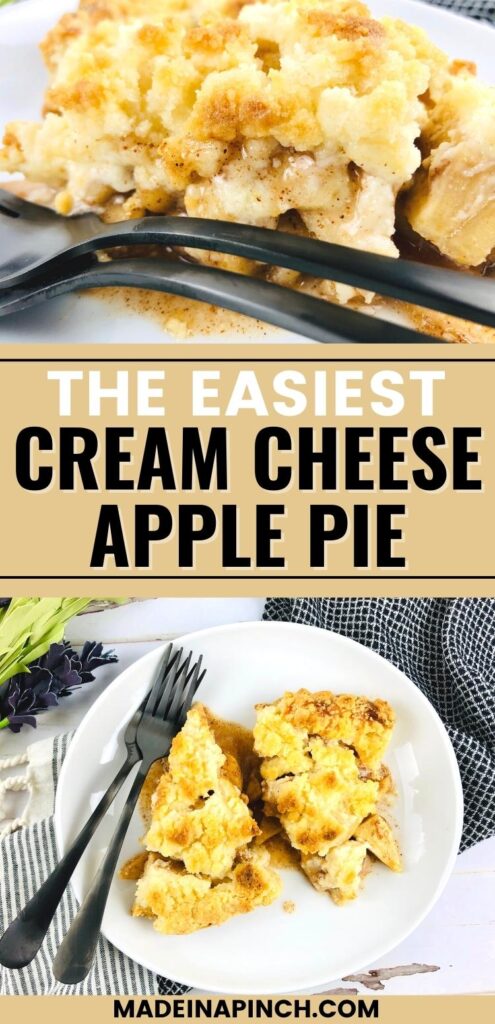 cream cheese apple pie pin image