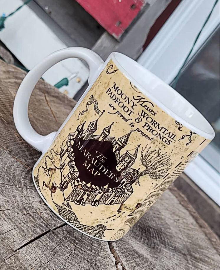 The Marauder's Map coffee mug