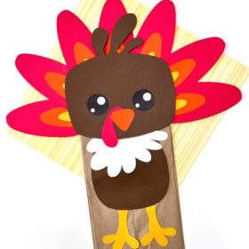 paper bag turkey craft for kids
