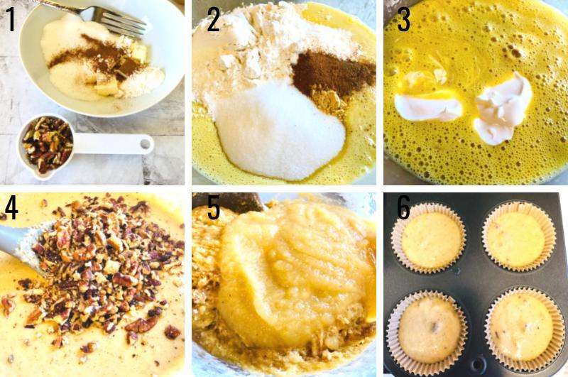 recipe process collage