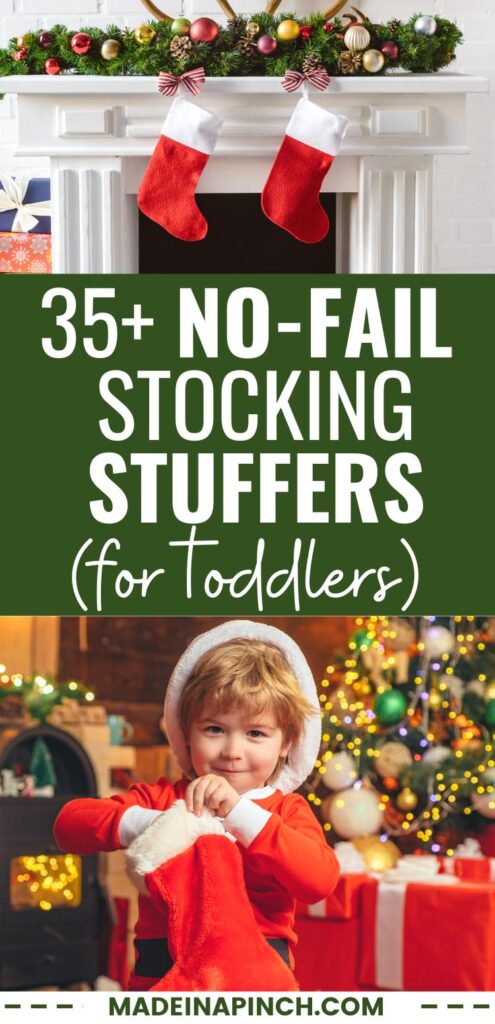 stocking stuffers for toddlers pin image