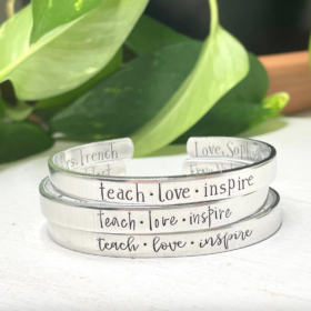 teach love inspire bracelets