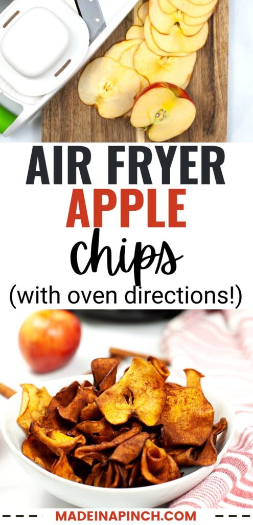 air fryer apple chips pin