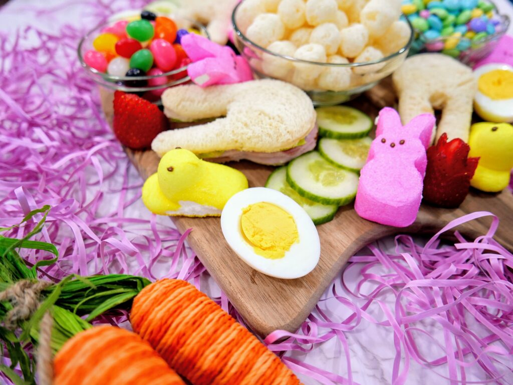 Easter charcuterie snack idea