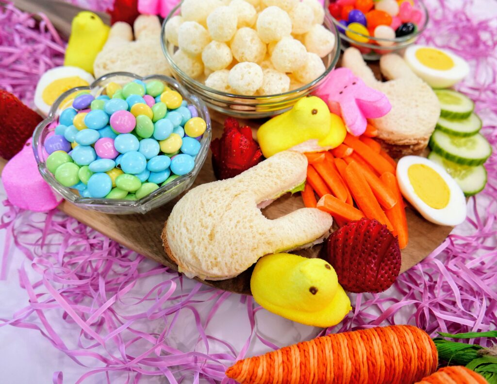 Easter snack board idea