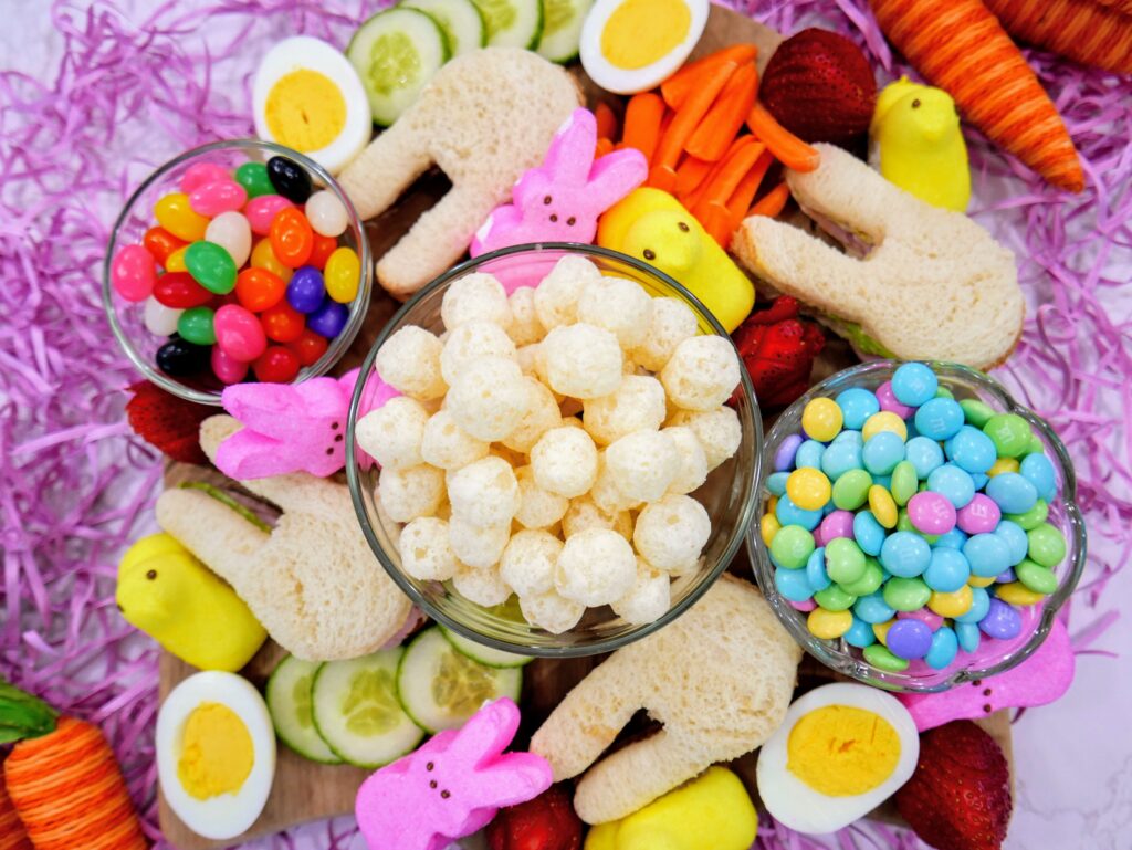 Easter snack board