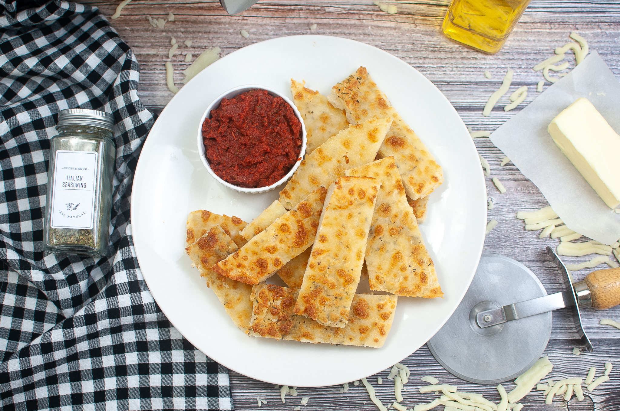 Air Fryer Cheese Bread - Made In A Pinch