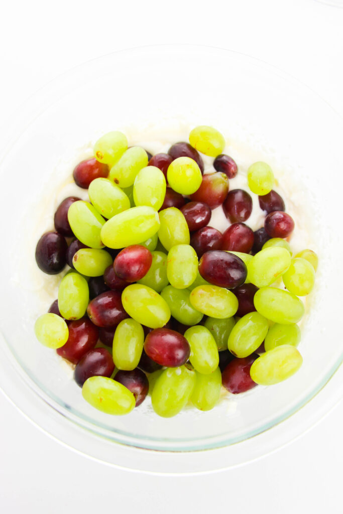 washed grapes